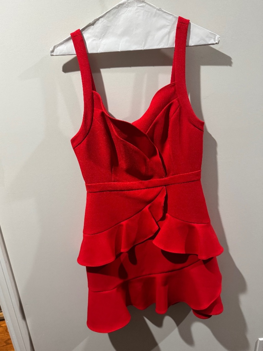 BCBG red cocktail dress